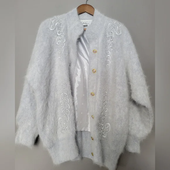 Vintage angora sweater on sale